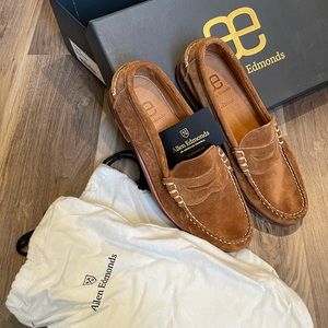 Allen Edmonds Suede Loafers size 8.5